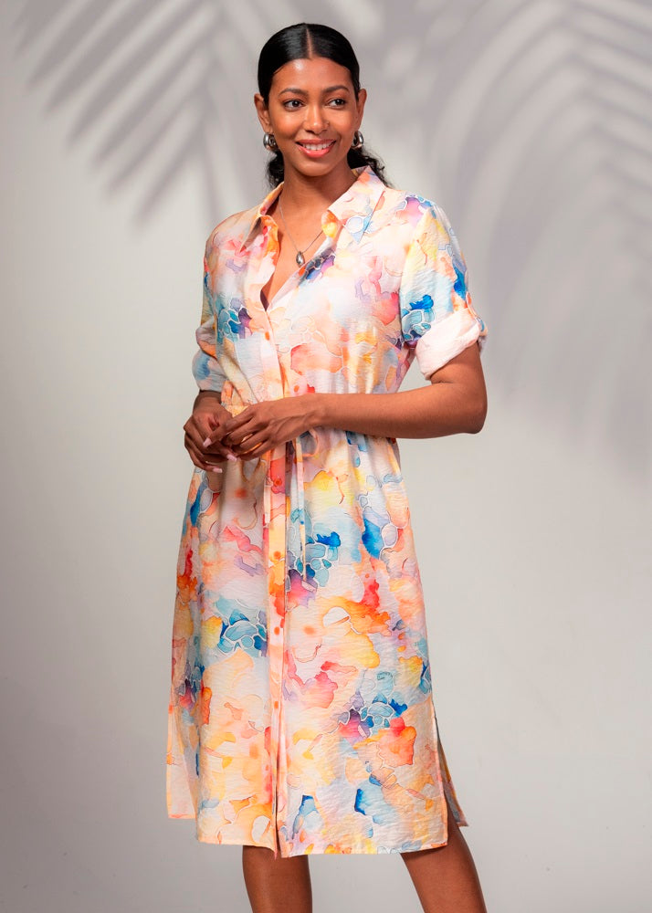 Floral Shirt Dress | 50% Off