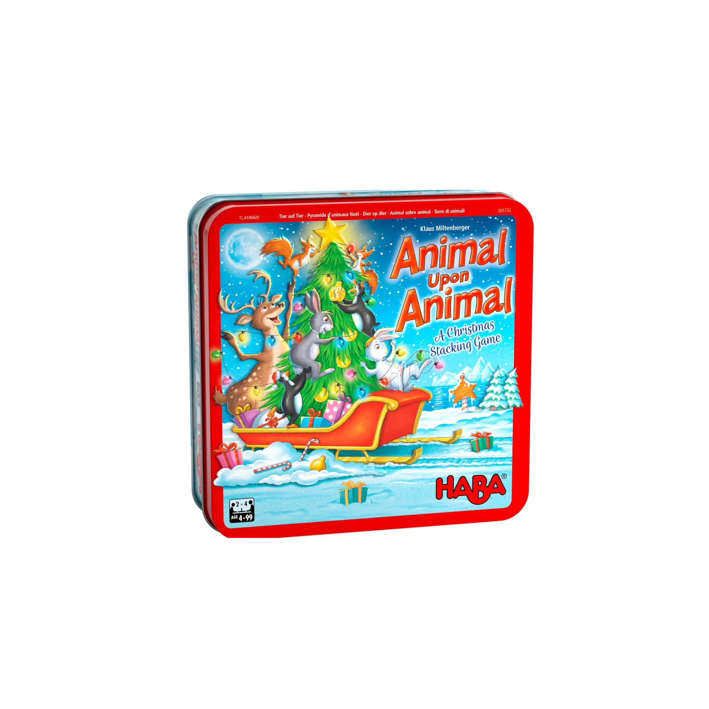 Animal Upon Animal Christmas Stacking Game