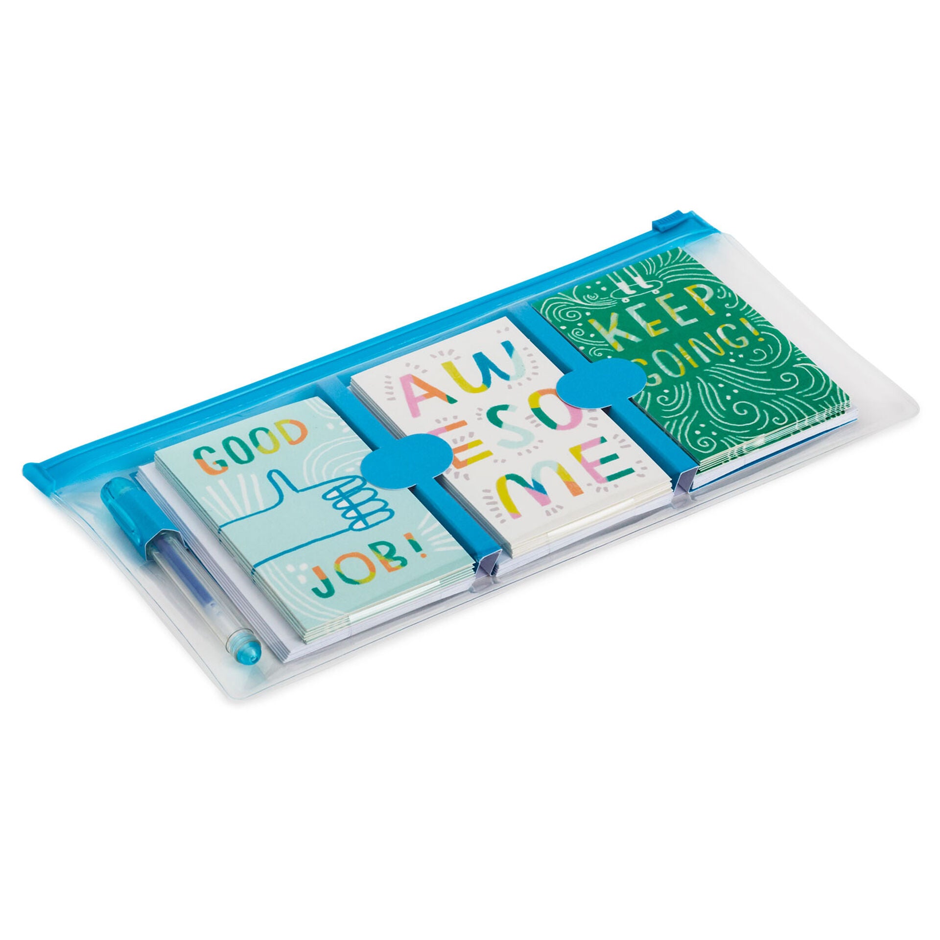 Assorted Mini Blank Note Cards With Pen