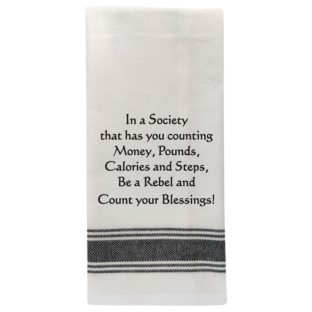 Count Your Blessings Tea Towel