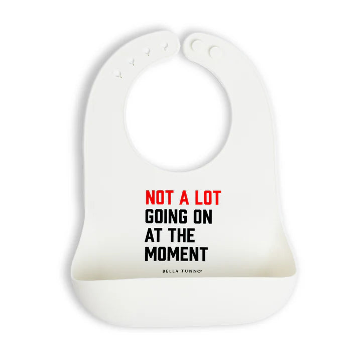 Not a Lot Going On Swiftie Silicone Bib