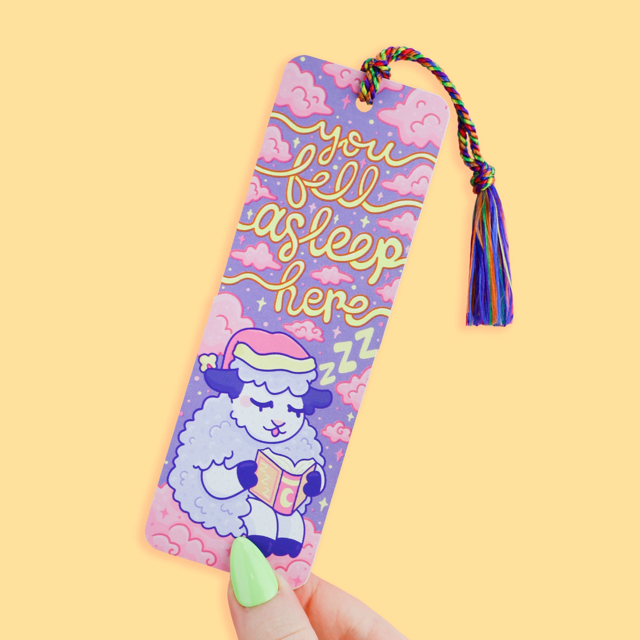 I Fell Asleep Here Bookmark