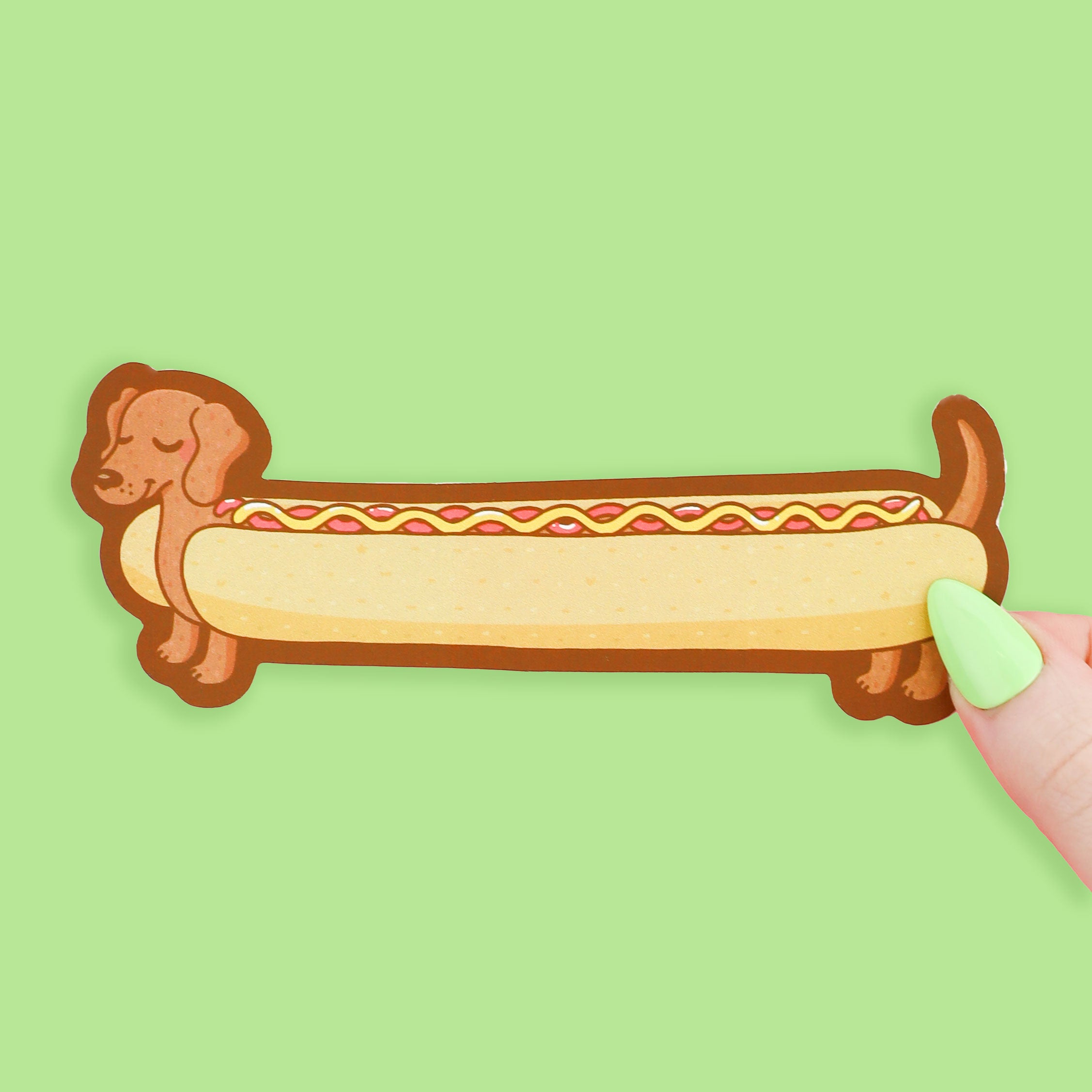 Hot Dog Weiner Dog Bookmark