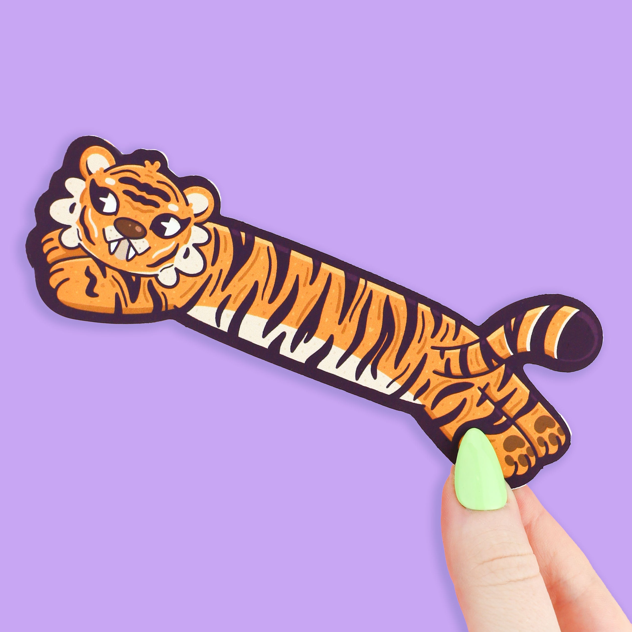 Long Tiger Bookmark