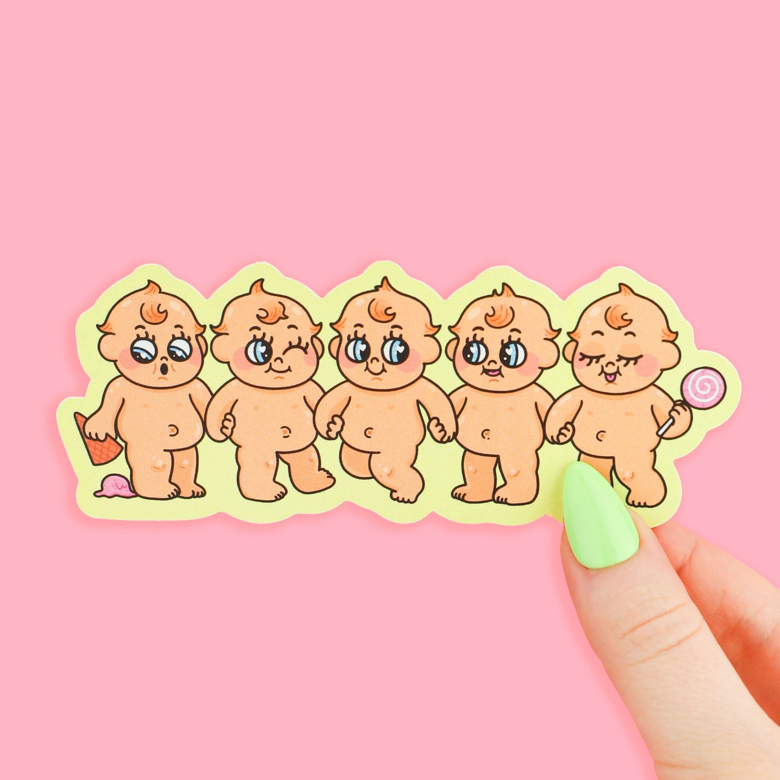 Cutie Pie Baby Chain Bookmark
