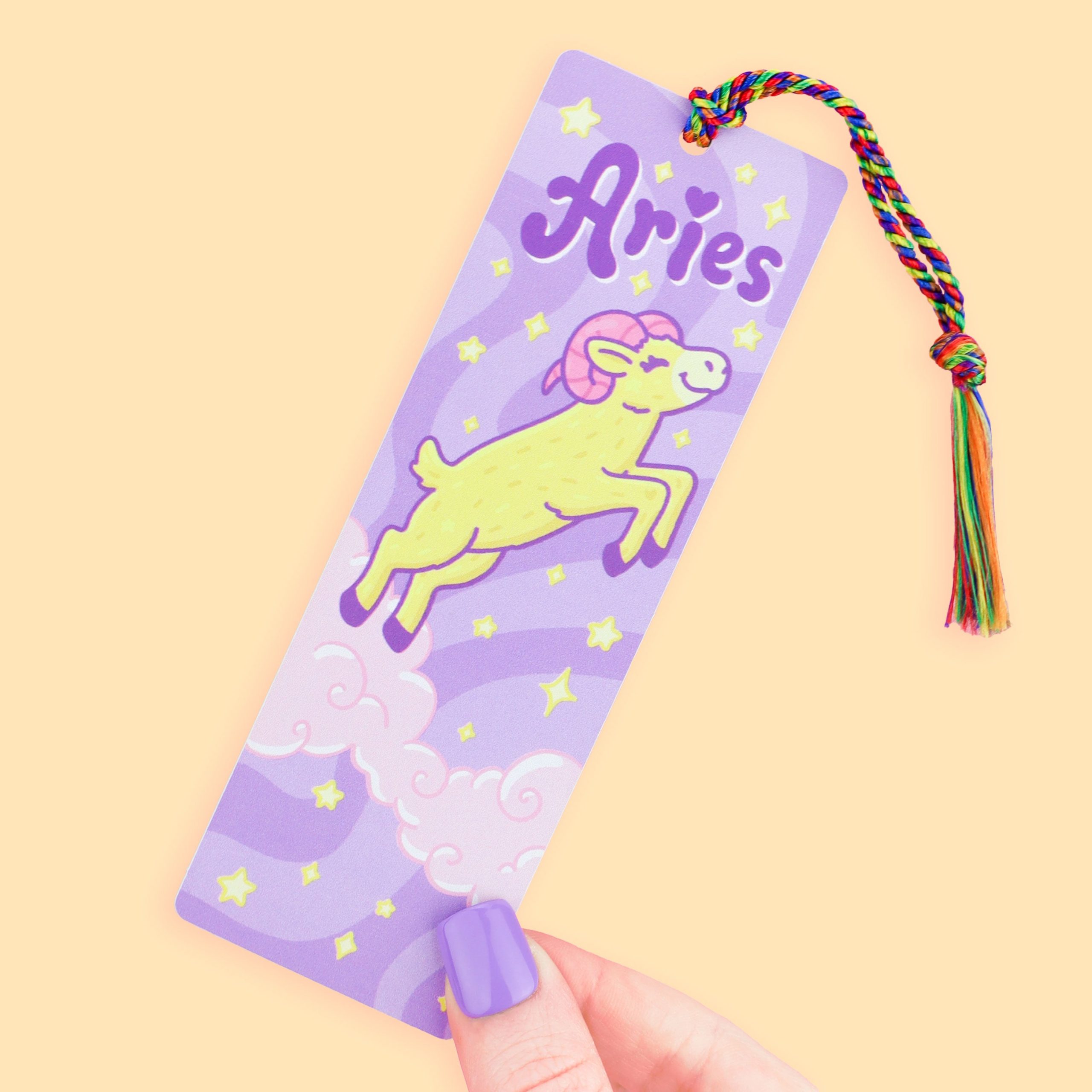 Aries Zodiac Horoscope Bookmark