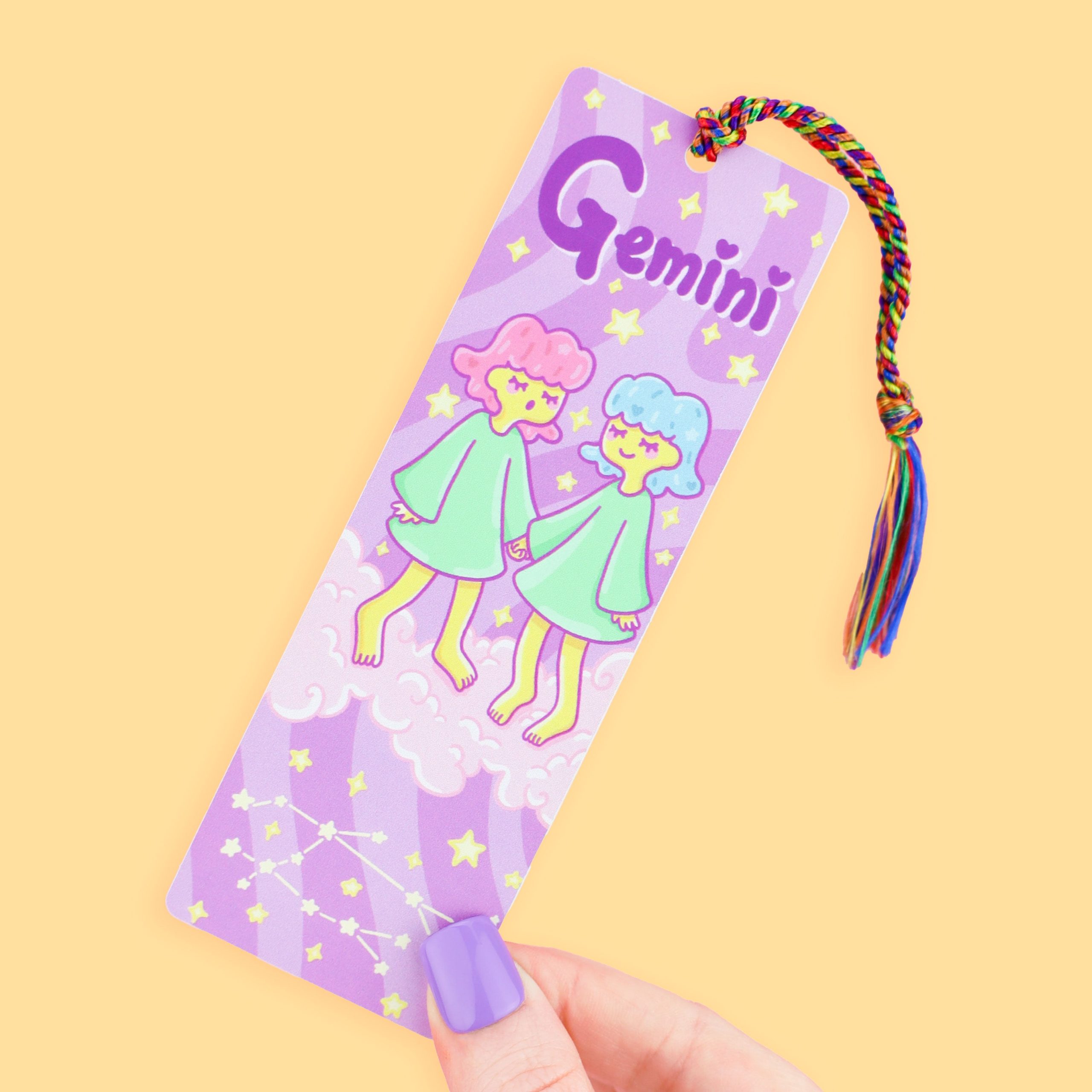 Gemini Zodiac Horoscope Bookmark