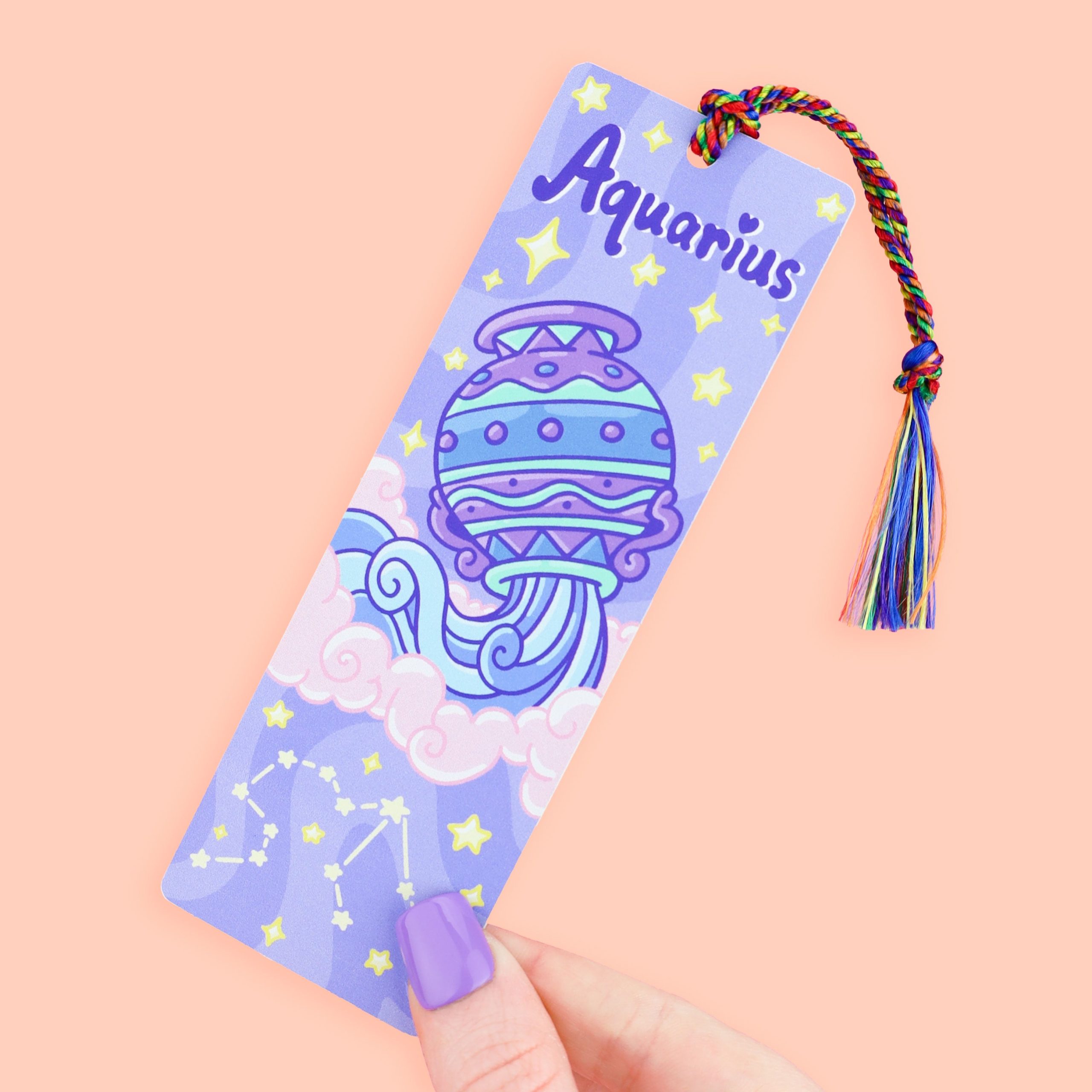 Aquarius Zodiac Horoscope Bookmark