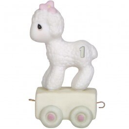 Precious Moments Birthday Train Lamb Age 1