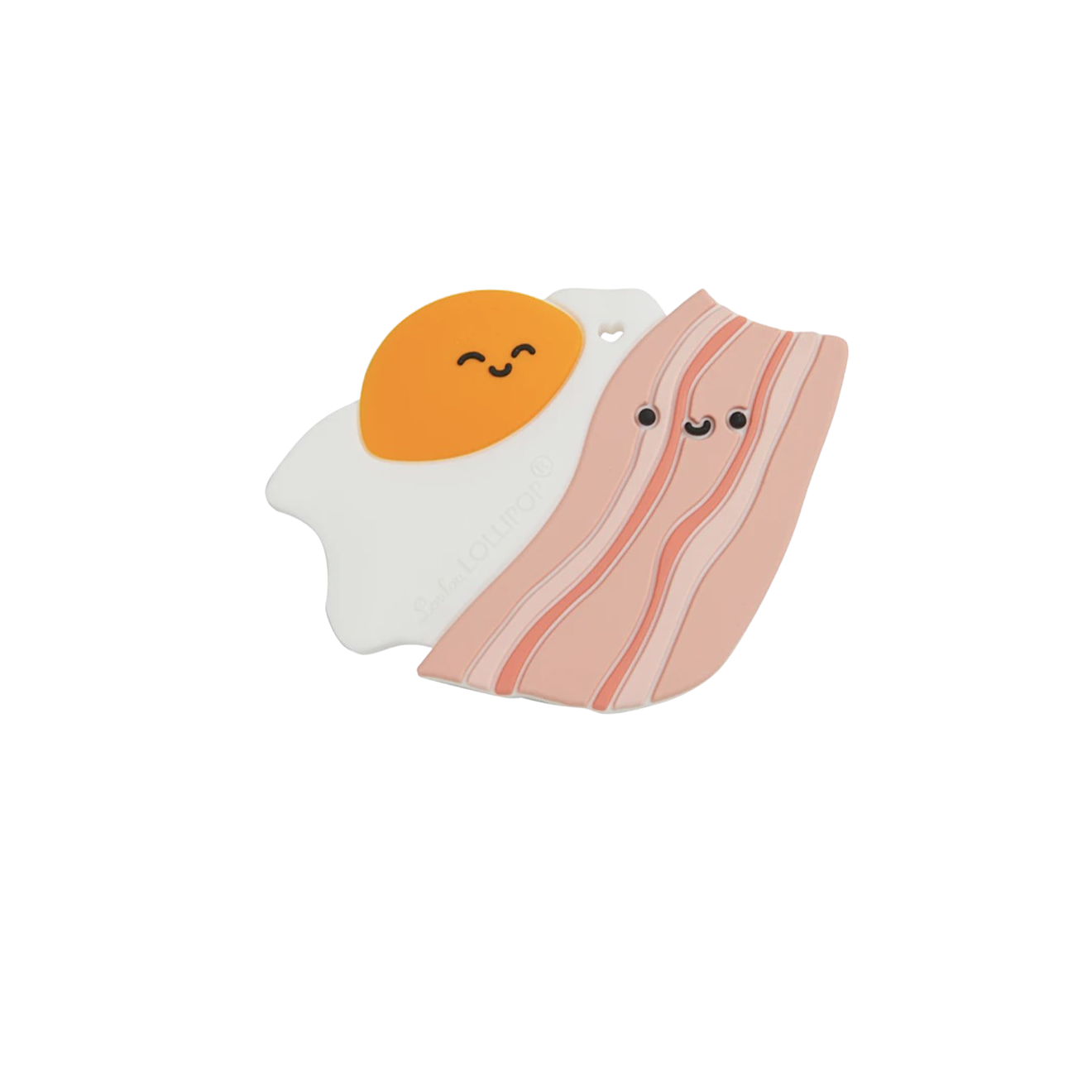 Bacon + Egg Silicone Teether