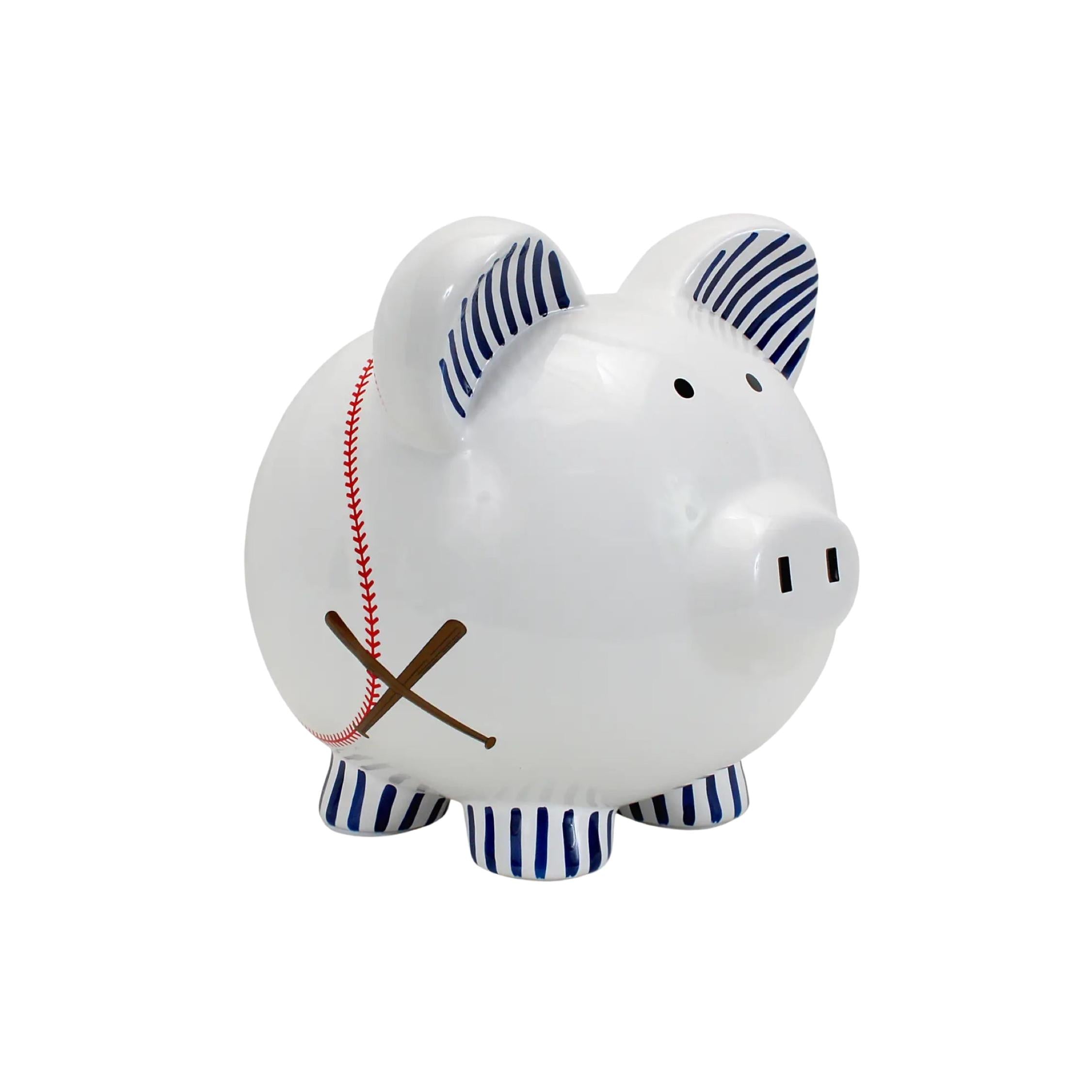Baseball Pig Piggy Bank