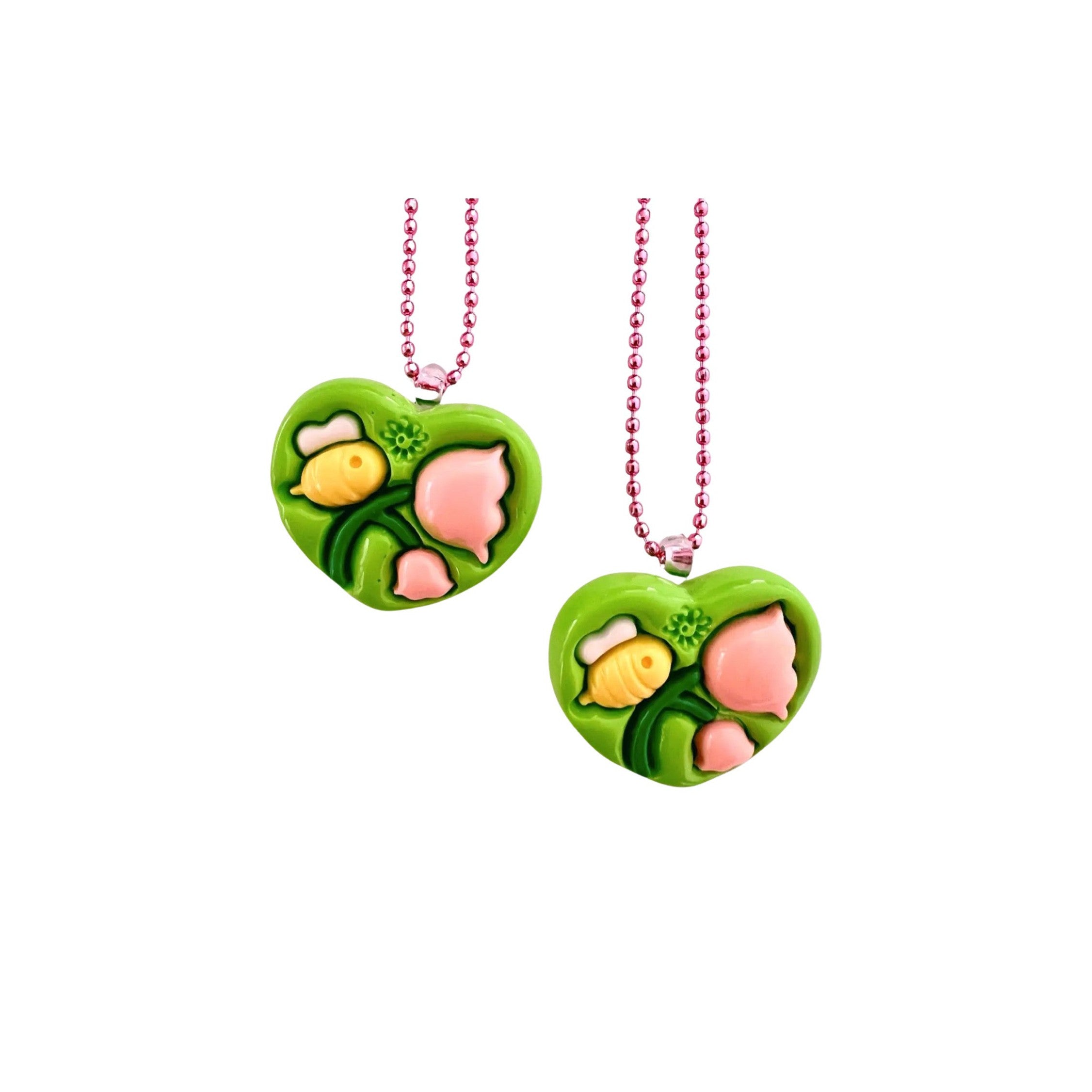 Bee Heart Necklace