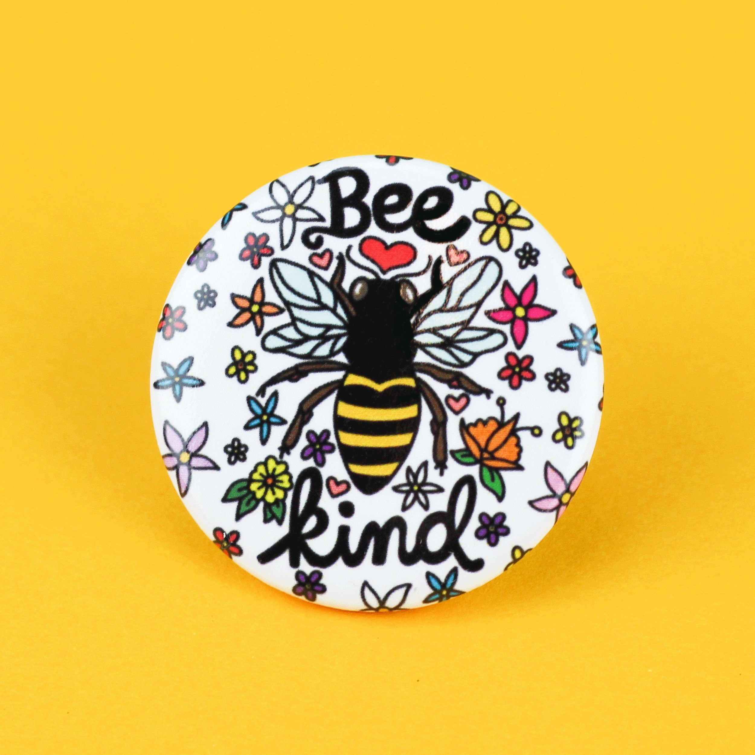 Bee Kind Pinback Button