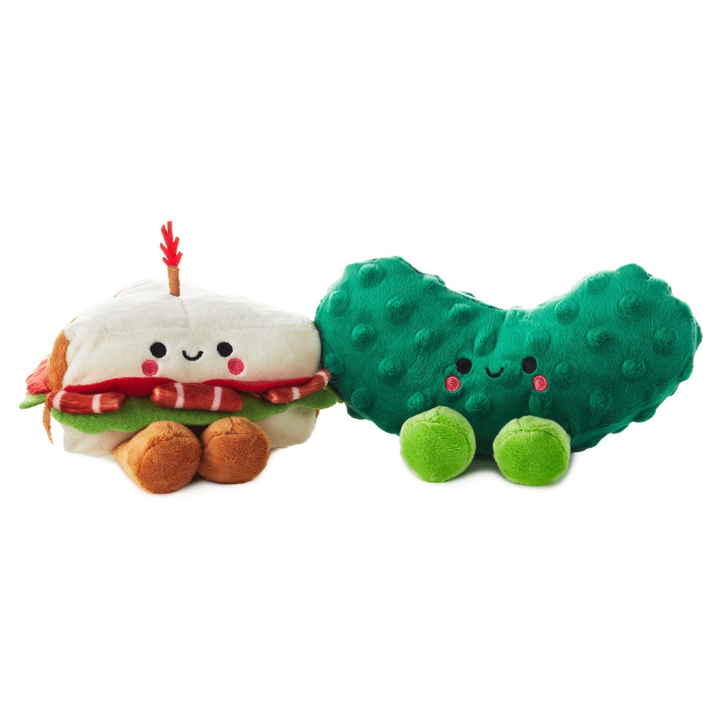 Better Together BLT and Pickle Magnetic Plush Pair