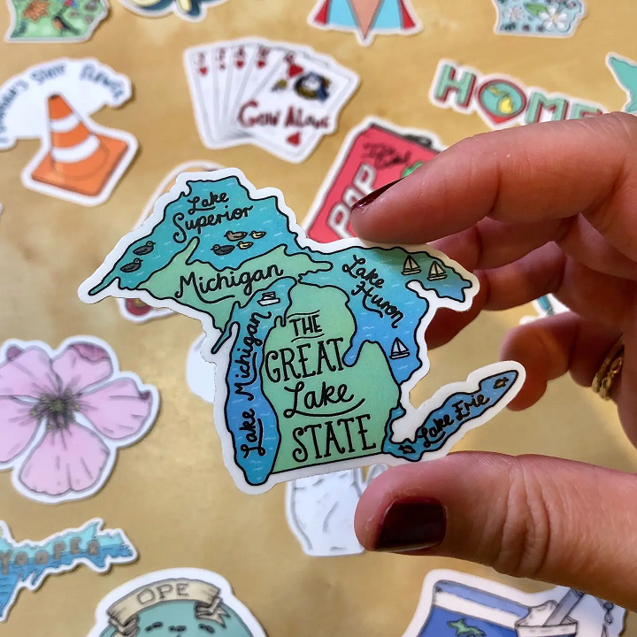 Big Moods Vinyl Stickers / Click for Selection
