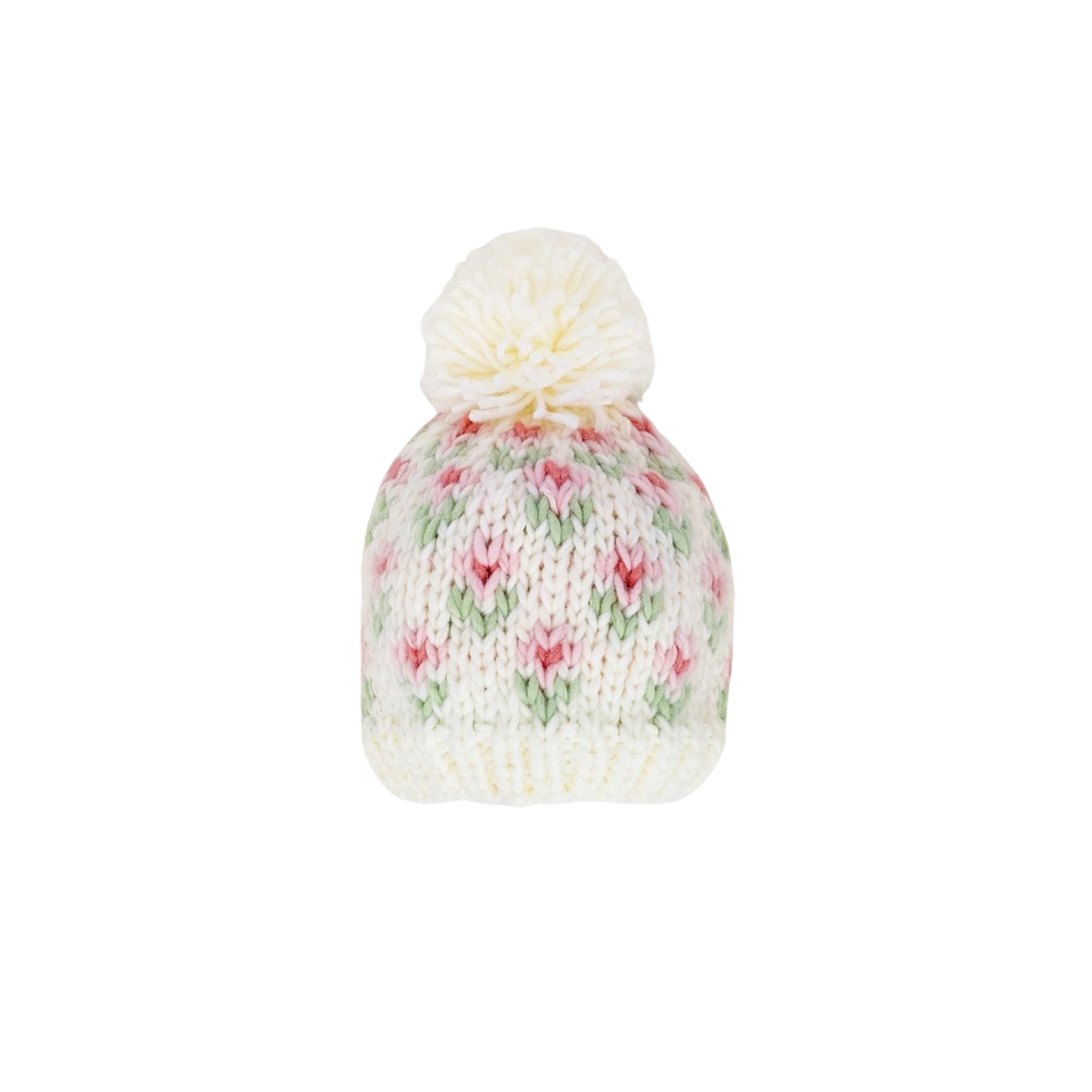 Bitty Blooms Blush Beanie Hat