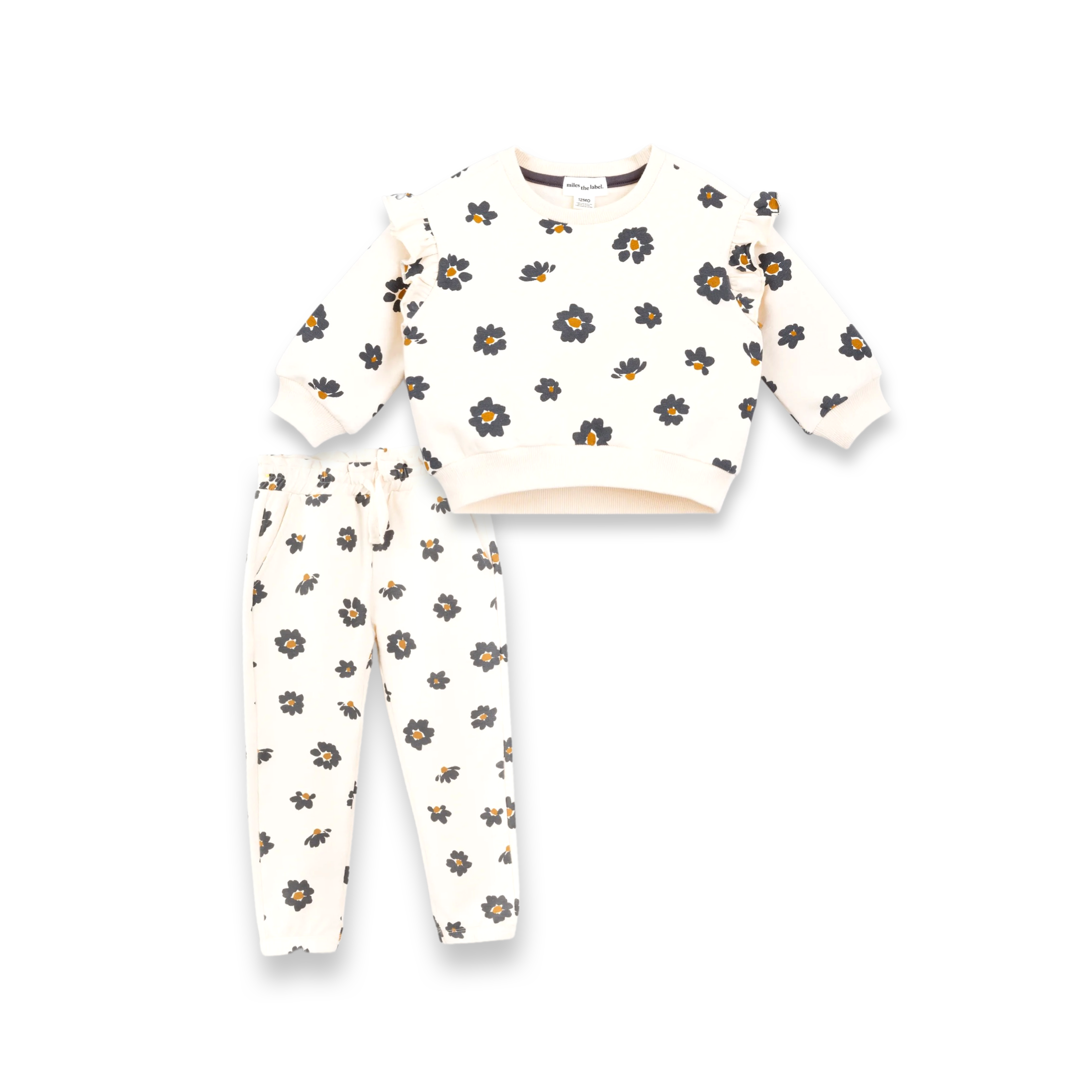Blossom Creme Terry Top & Joggers
