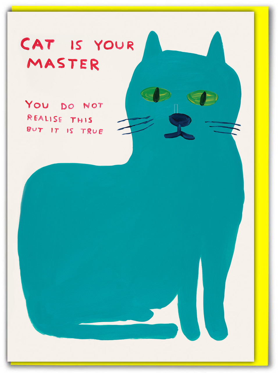 Cat Master Birthday Card