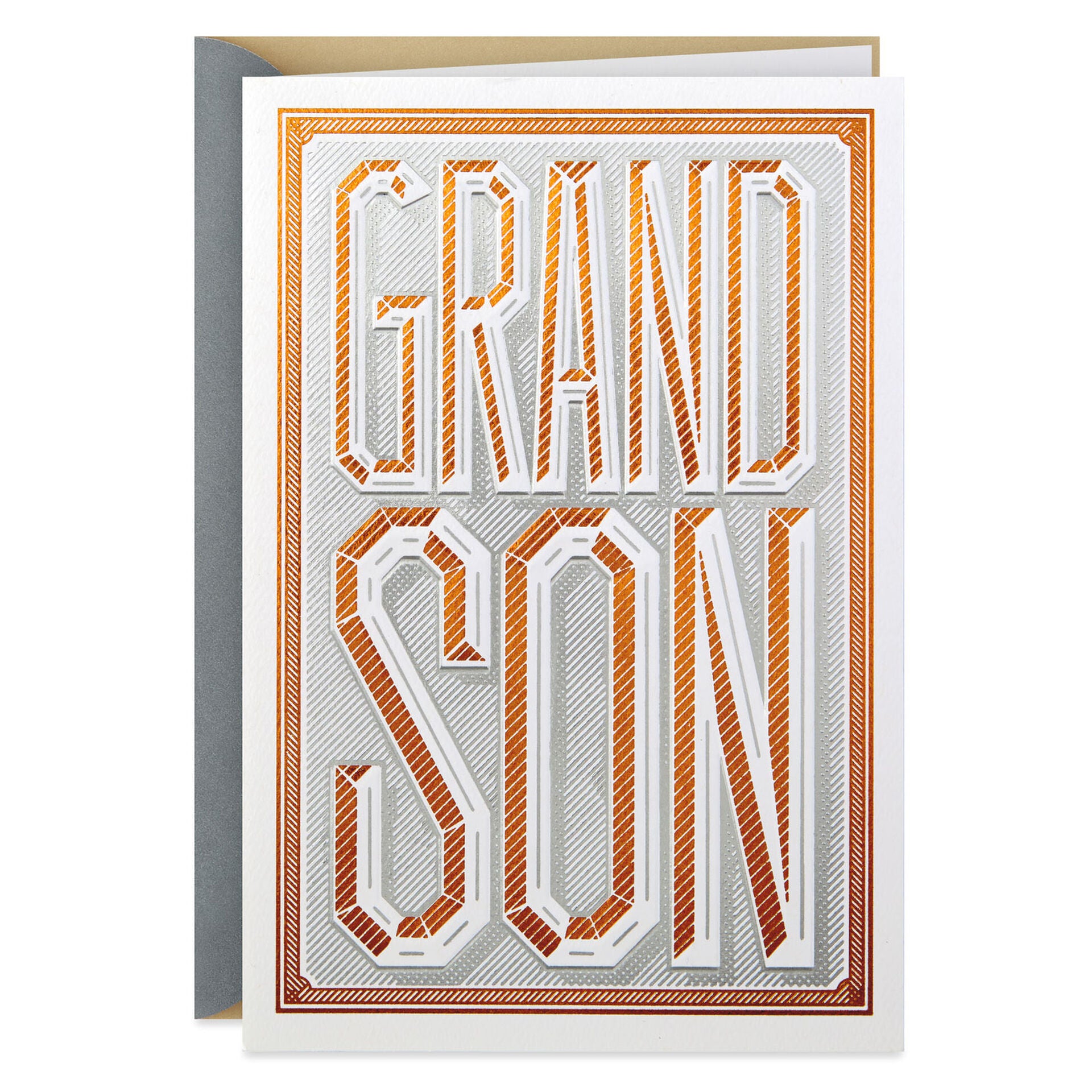 So Blessed, So Loved Father's Day Card for Grandson