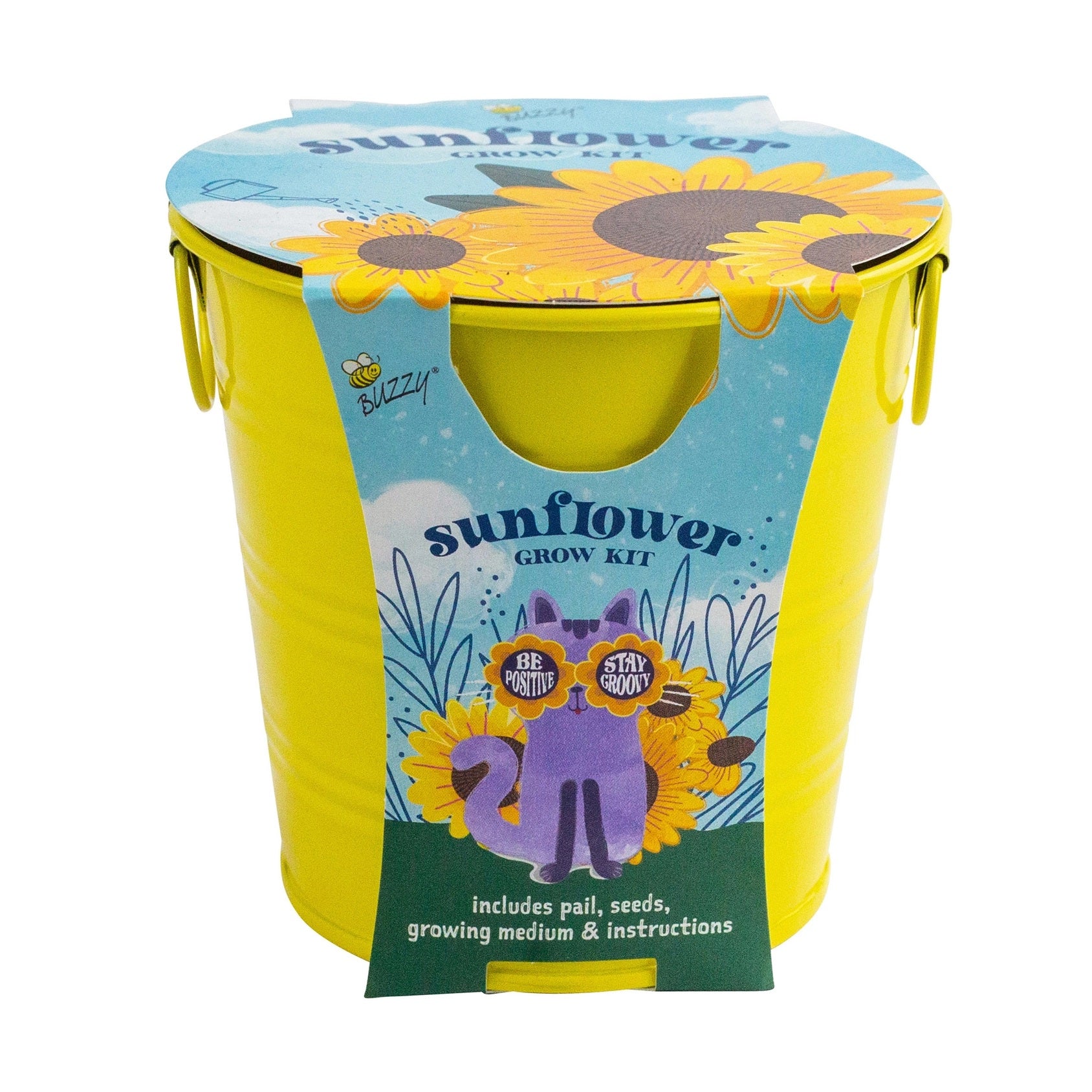 Buzzy Seeds Kids Flower Grow Pail