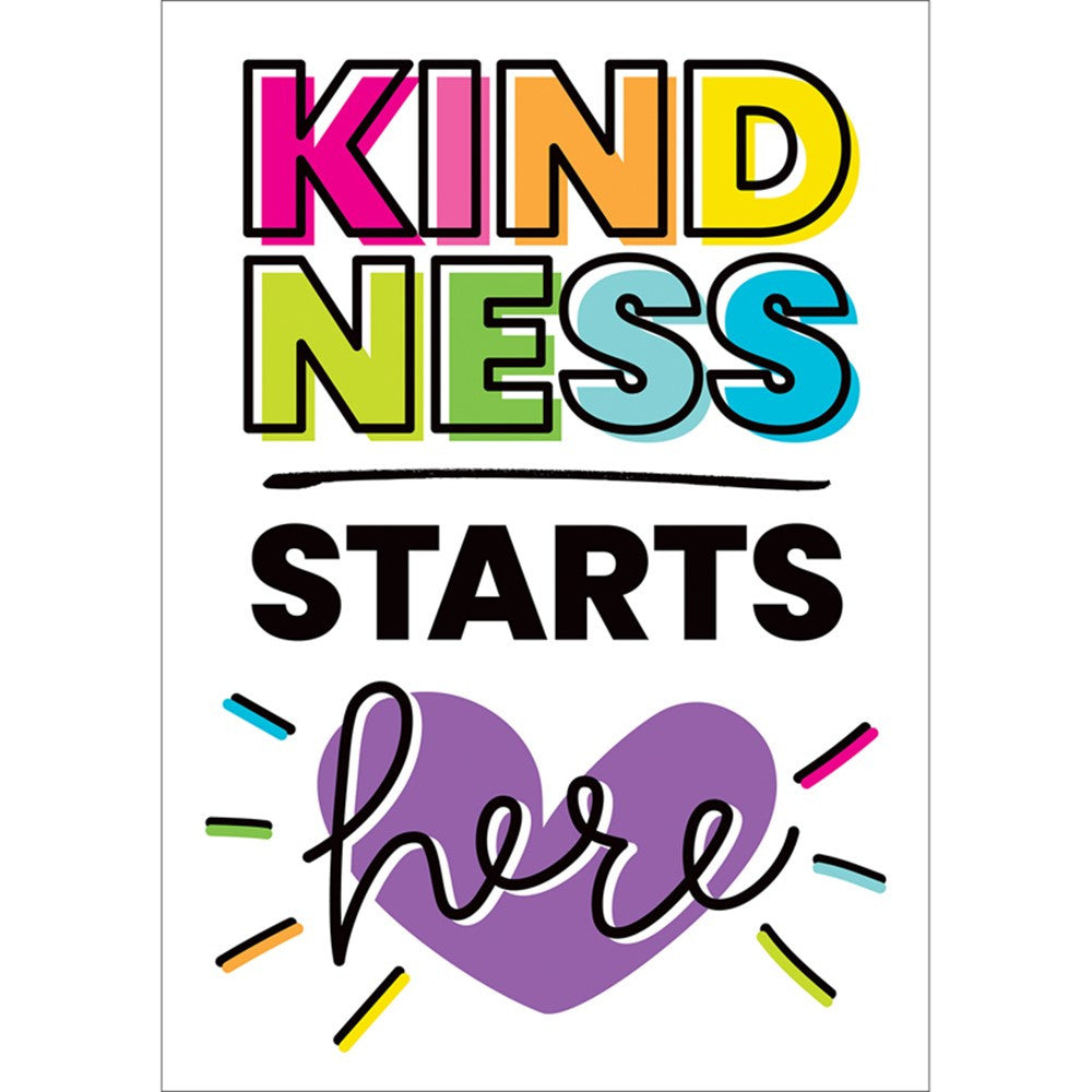Kind Vibes - Kindness Starts Here Poster