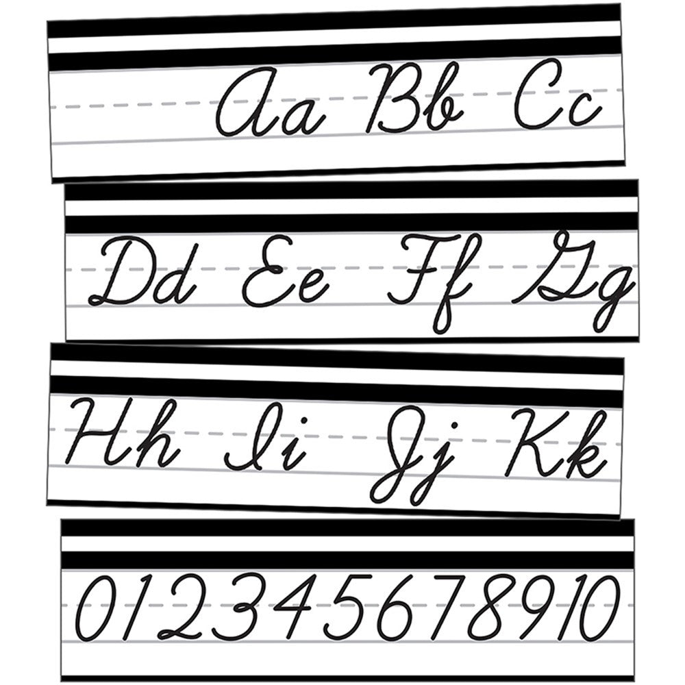 Simply Stylish Alphabet Line Cursive