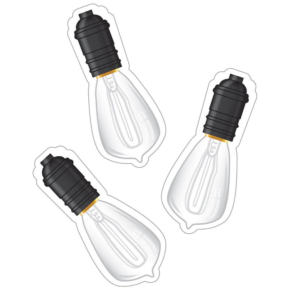 Industrial Cafe Vintage Light Bulb Cut-Outs