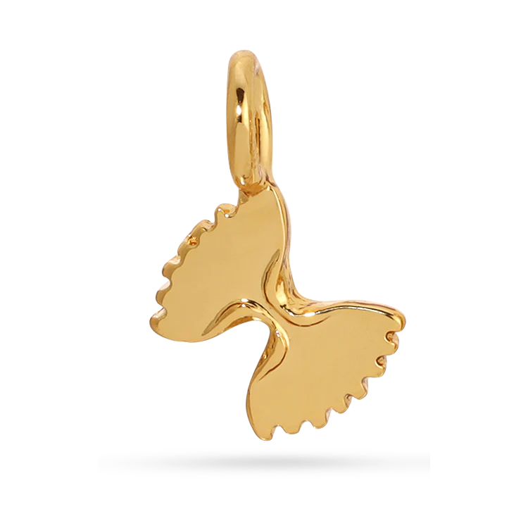 Charm Garden - Bowtie Pasta Charm - Gold