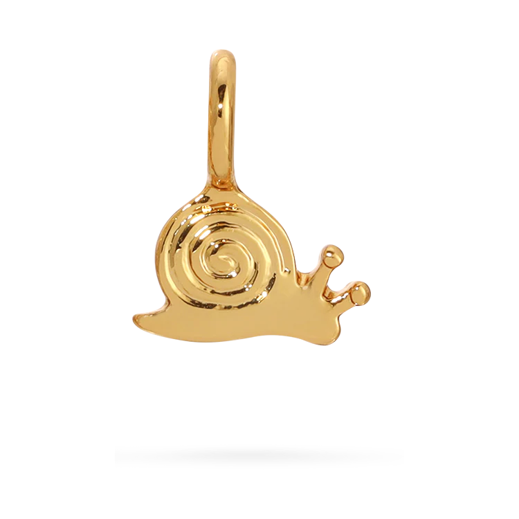 Charm Garden - Snail Charm - Gold