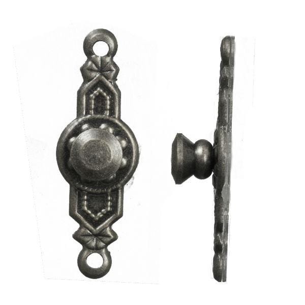 Pewter Dollhouse Miniature Colonial Door Knobs