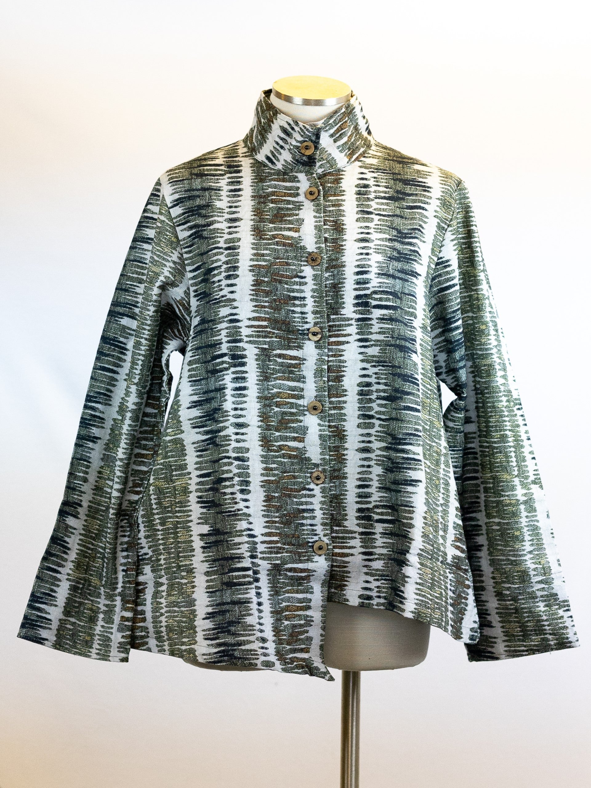 Asymmetric Bamboo Jacket | 50% Off