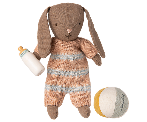 PREORDER Bunny set, Micro - Brown Baby Dusty Rose (11/1/25)