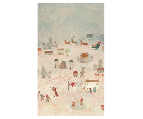 Wrapping paper/Gift Wrap Santa Claus is Coming PREORDER 11/1/25