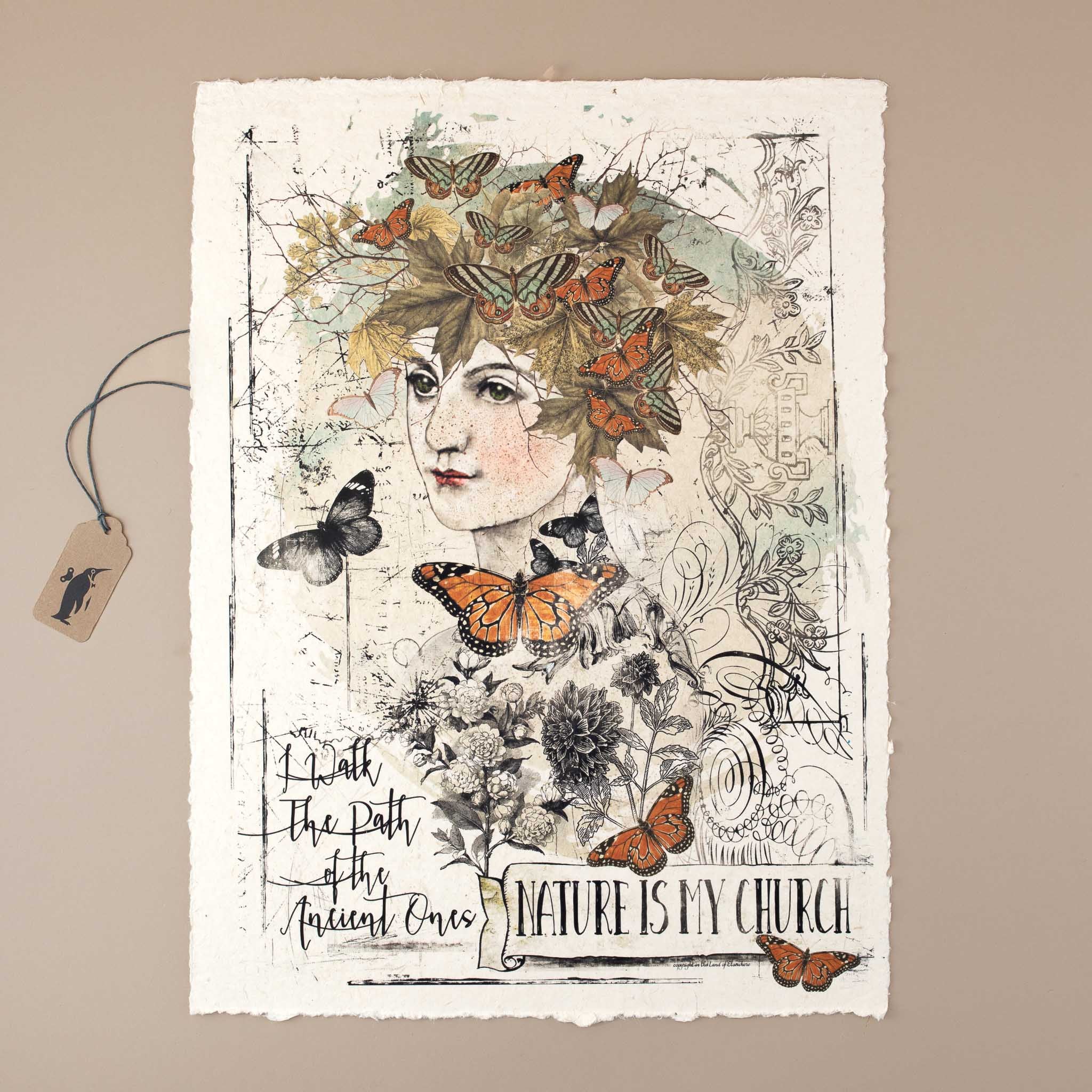 Paper Print | Nature is My Church