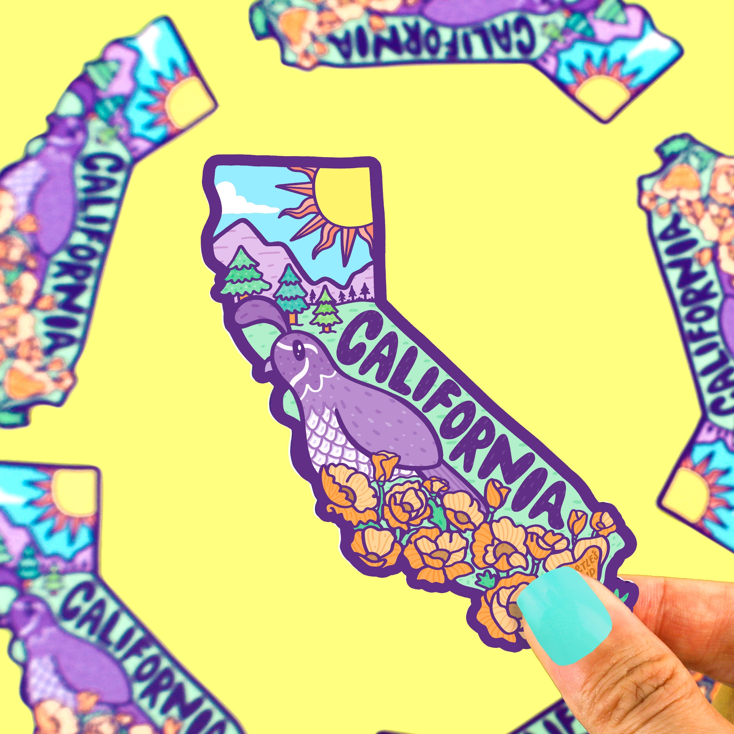 California Vinyl Sticker