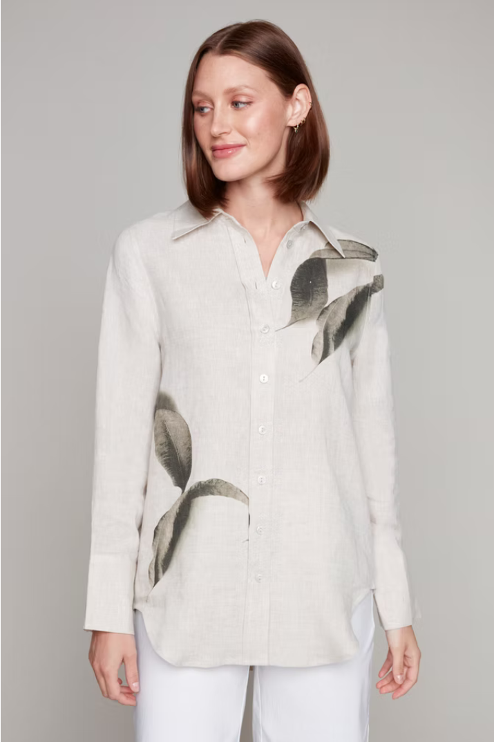Woven Linen Blouse | 50% Off