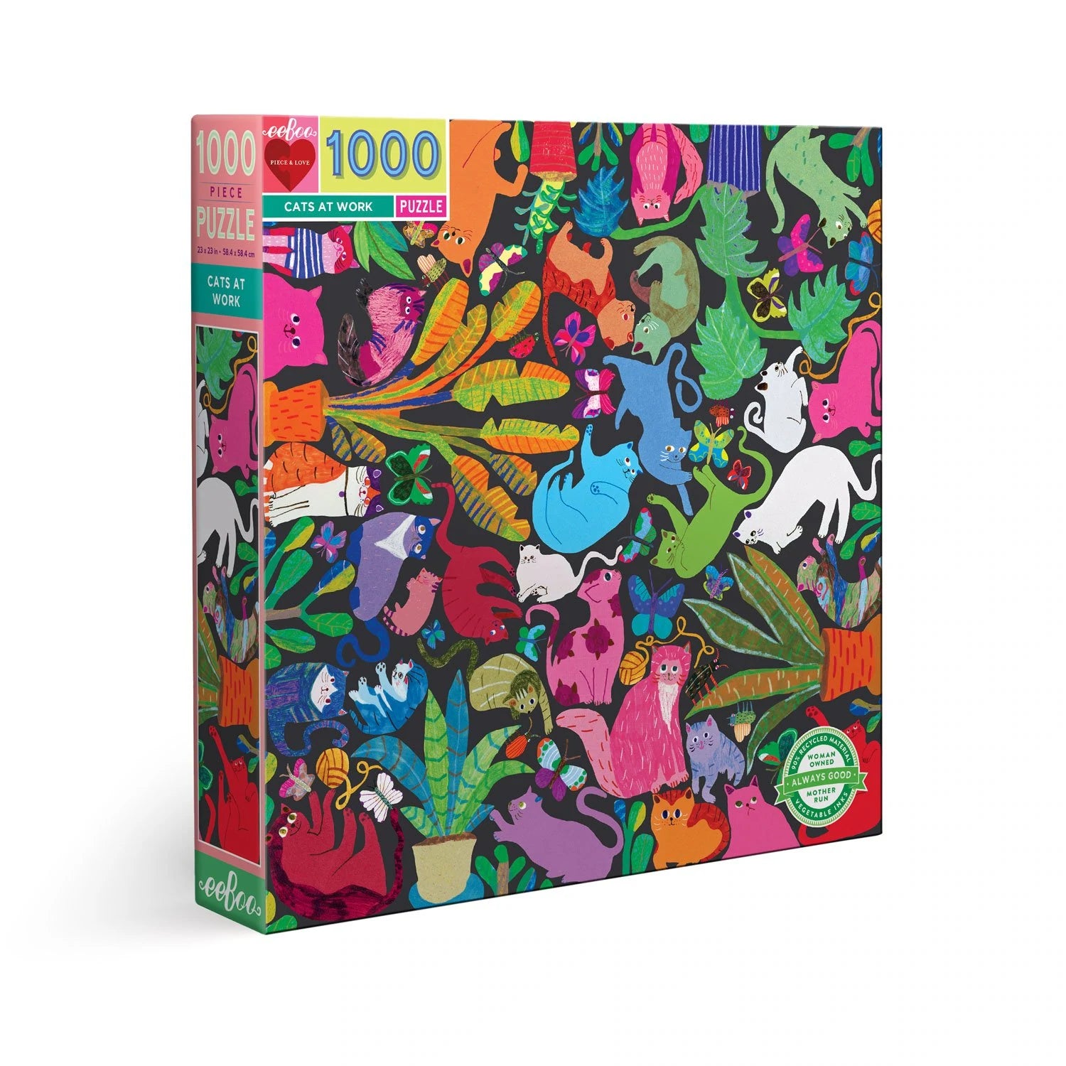 Cats at Work: 1000pc Puzzle