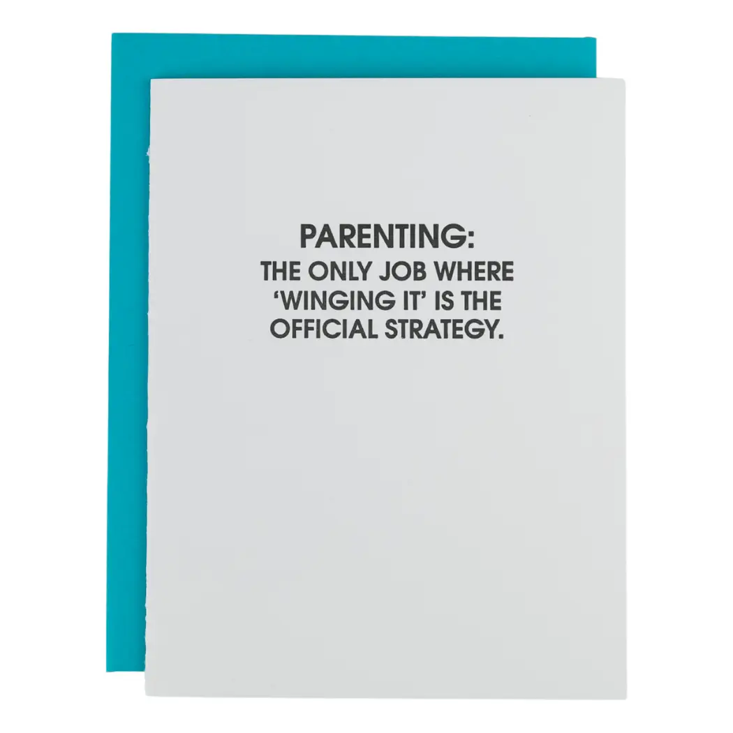 Winging It Parenting Card