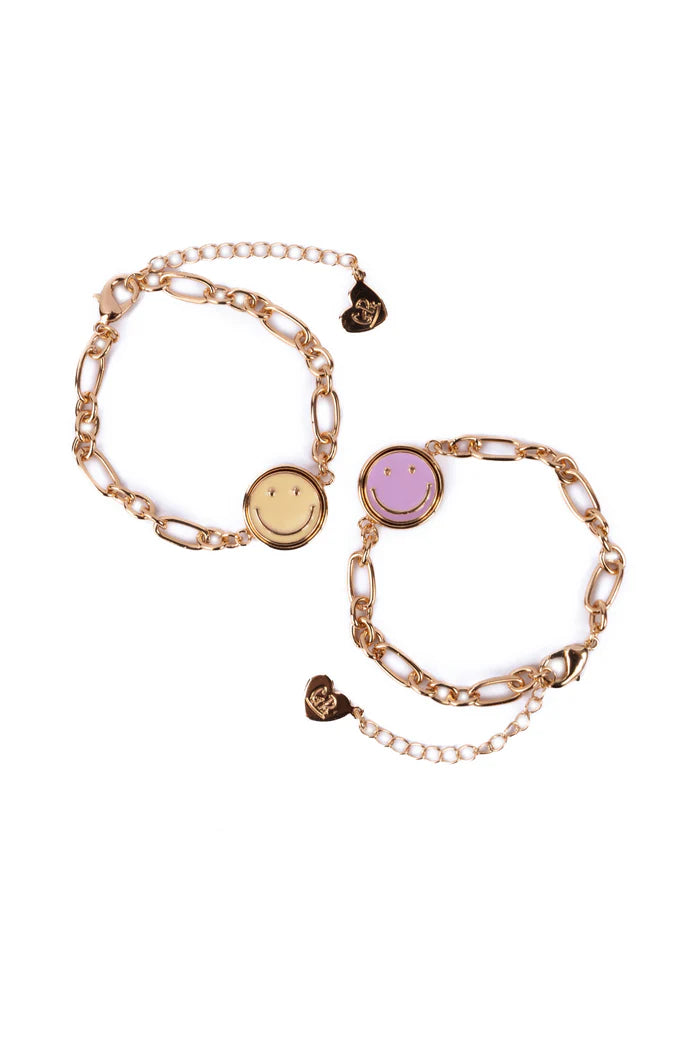 Chic All Smiles Spinner Bracelet Set