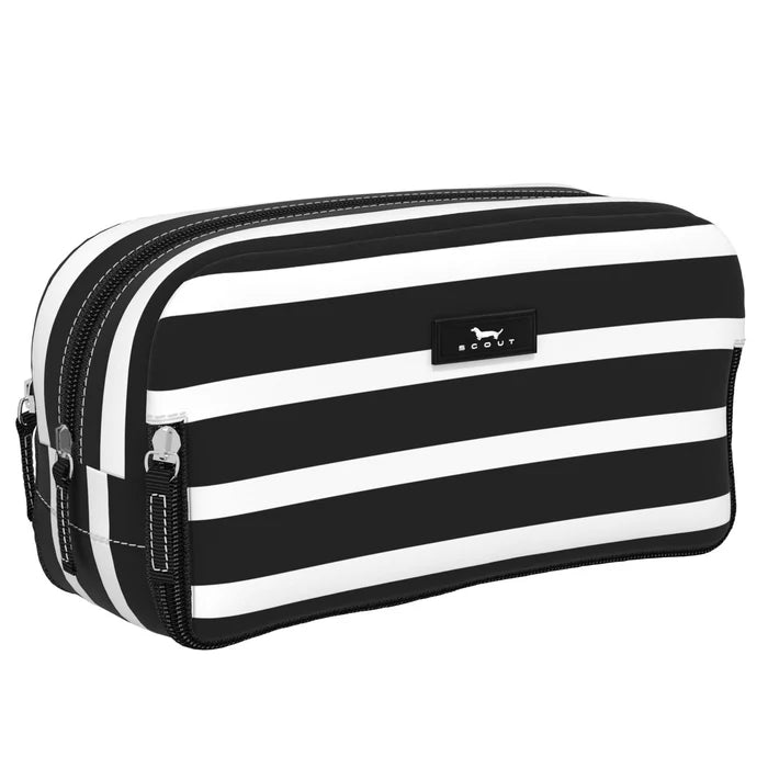 SCOUT 3-Zip Toiletry Bag in Fleetwood Black