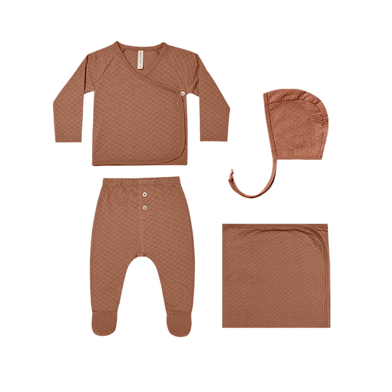 Clay Pointelle Bringing Home Baby Set