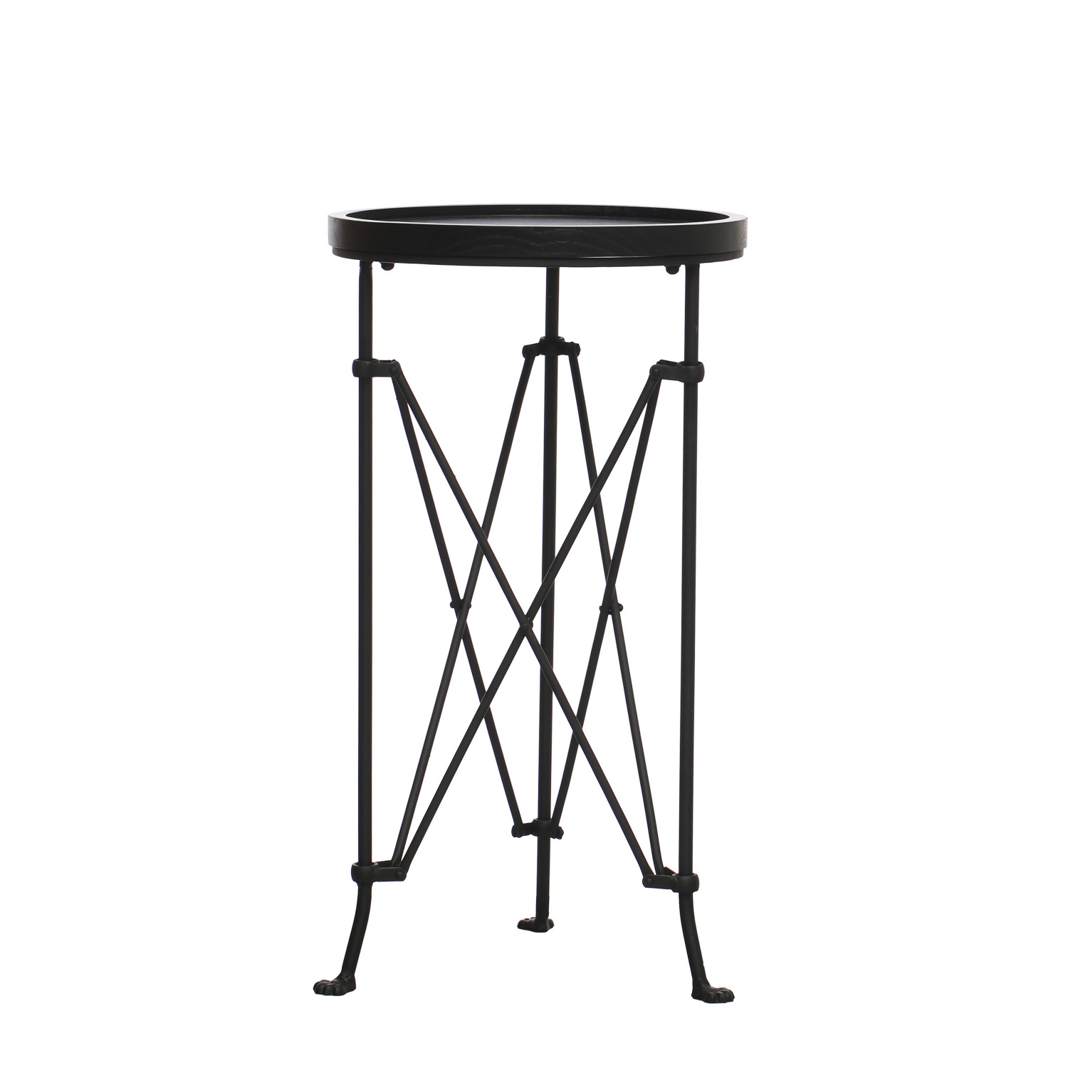 Metal Table with Wood Top
