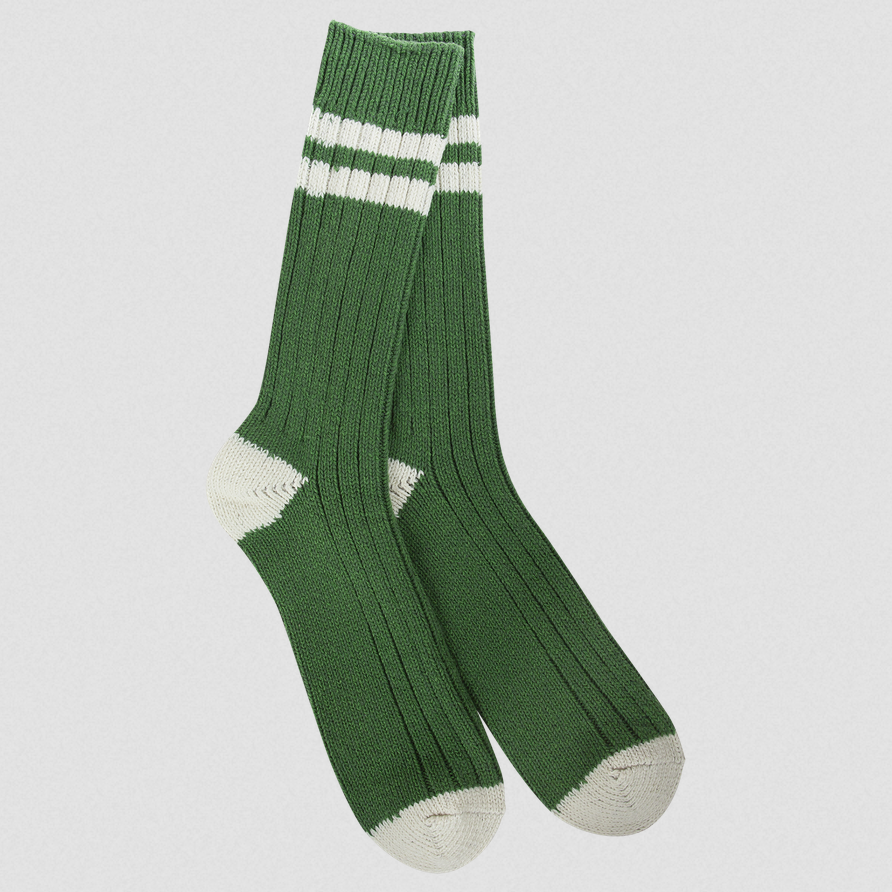 Metro Cotton Ragg Rugby Crew Socks / Click for Colors