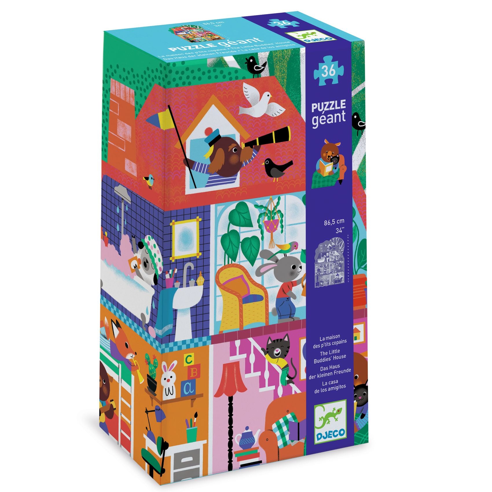 Little Buddies' House Giant Floor Puzzle