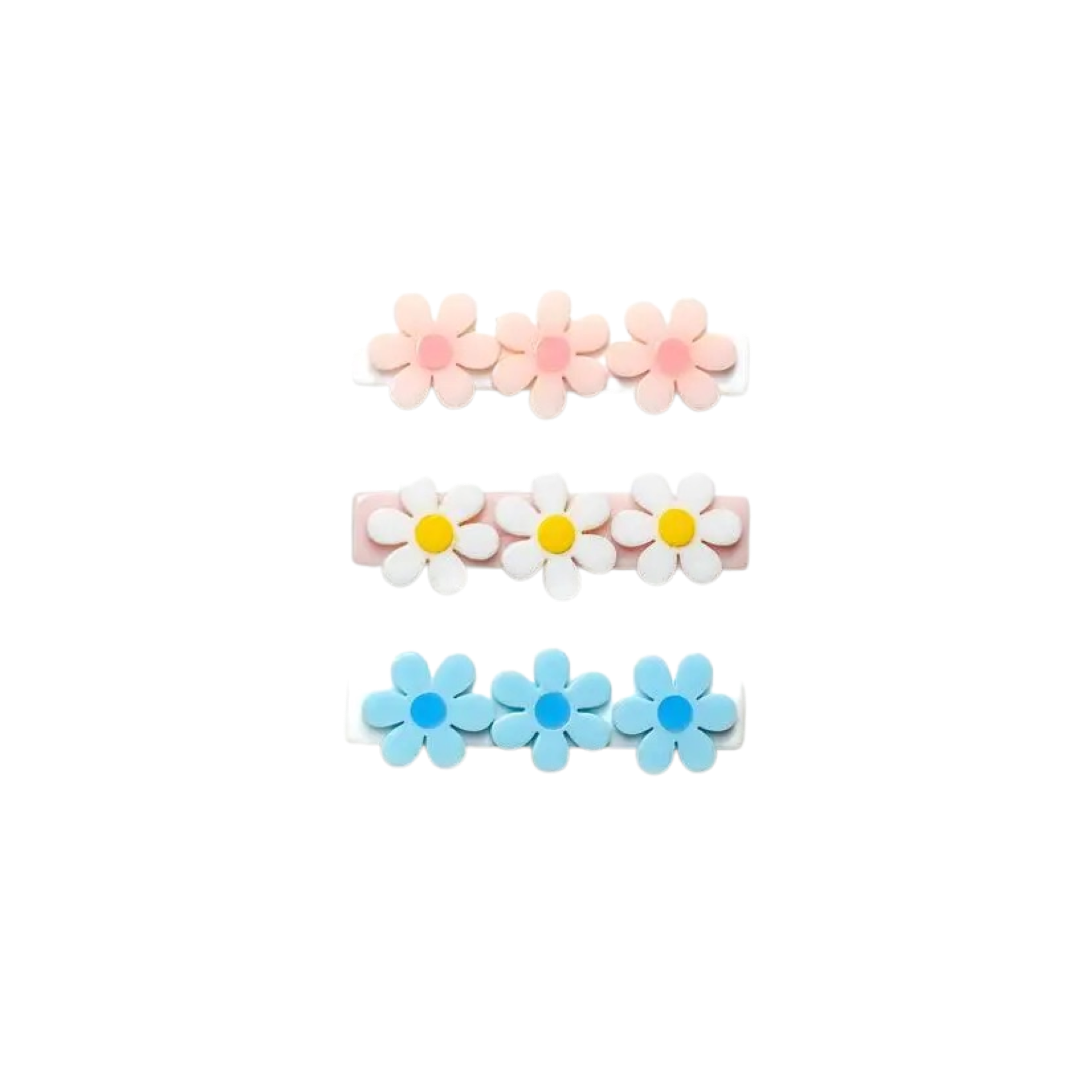 Daisy Pastel Alligator Hair Clips