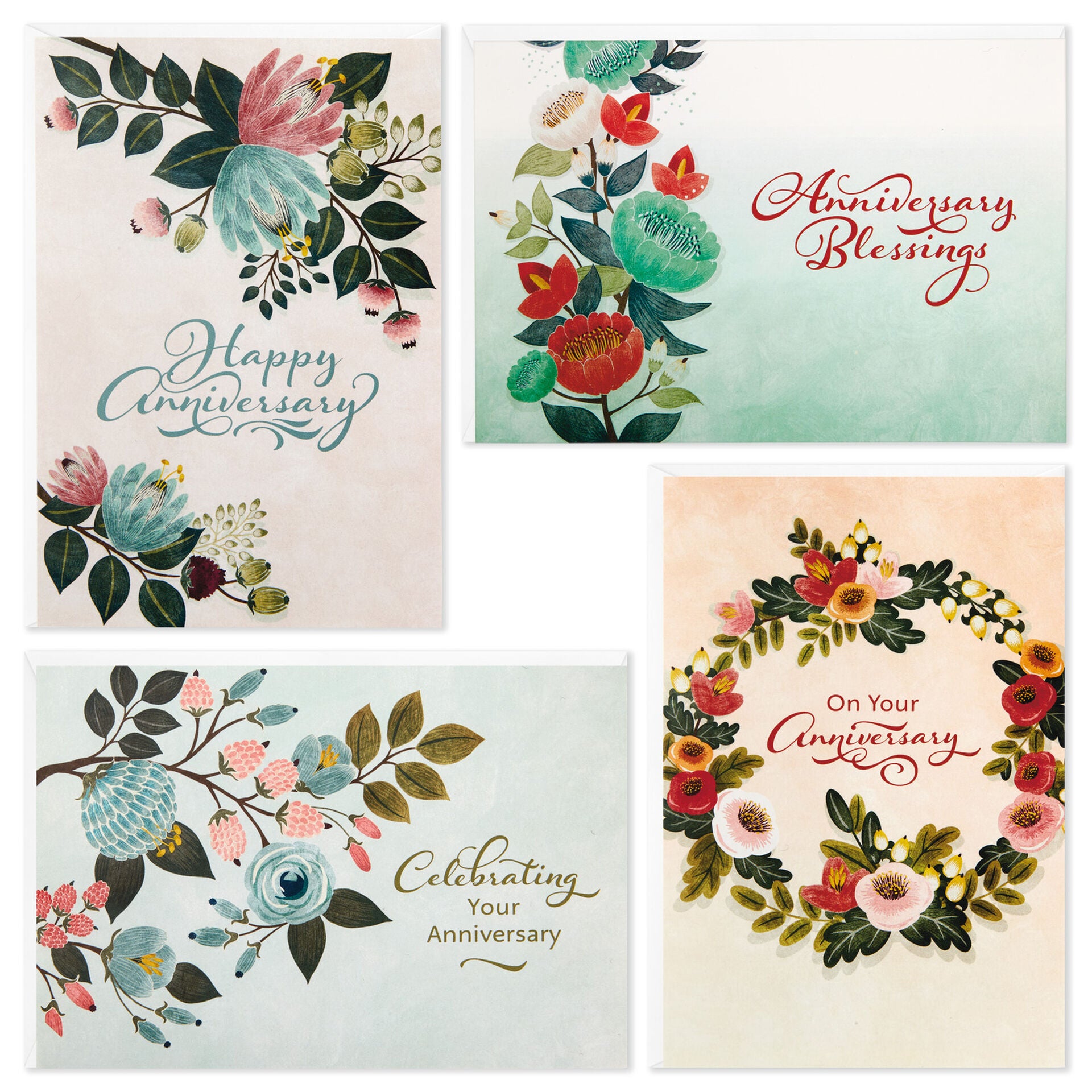DaySpring Floral Assorted Religious Anniversary Boxed Cards