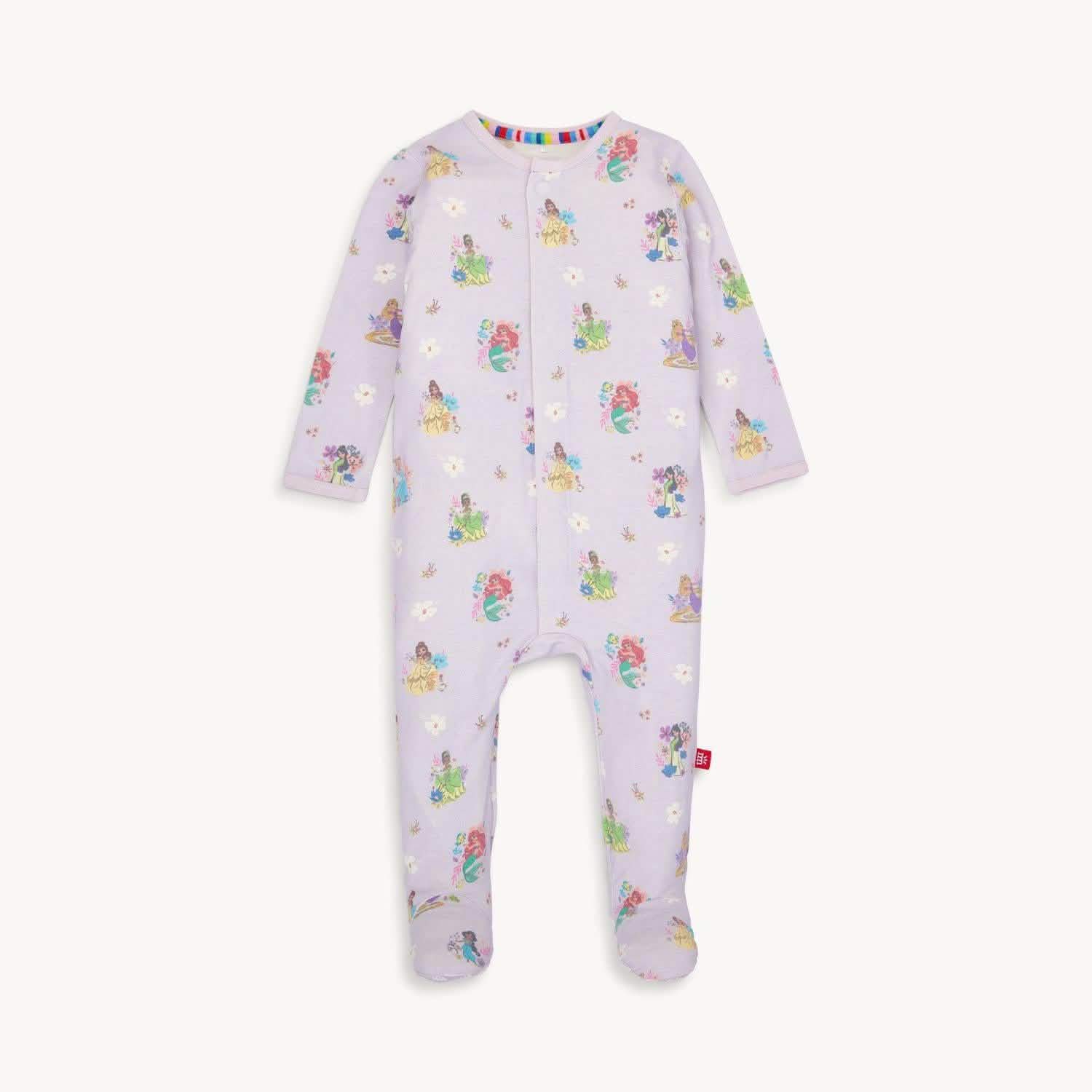 Magnetic Me Disney Princess Modal Magnetic Footie - Size 3-6 Months
