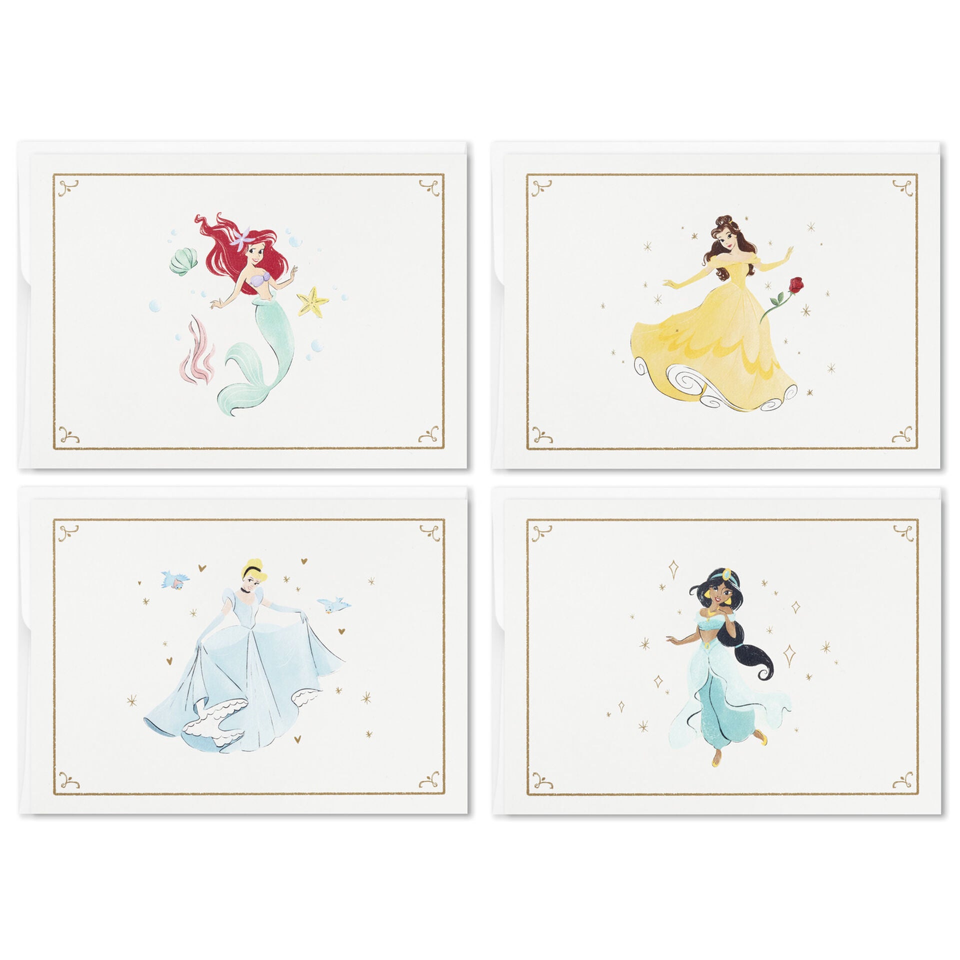 Disney Princess Assorted Boxed Blank Note Cards Multipack
