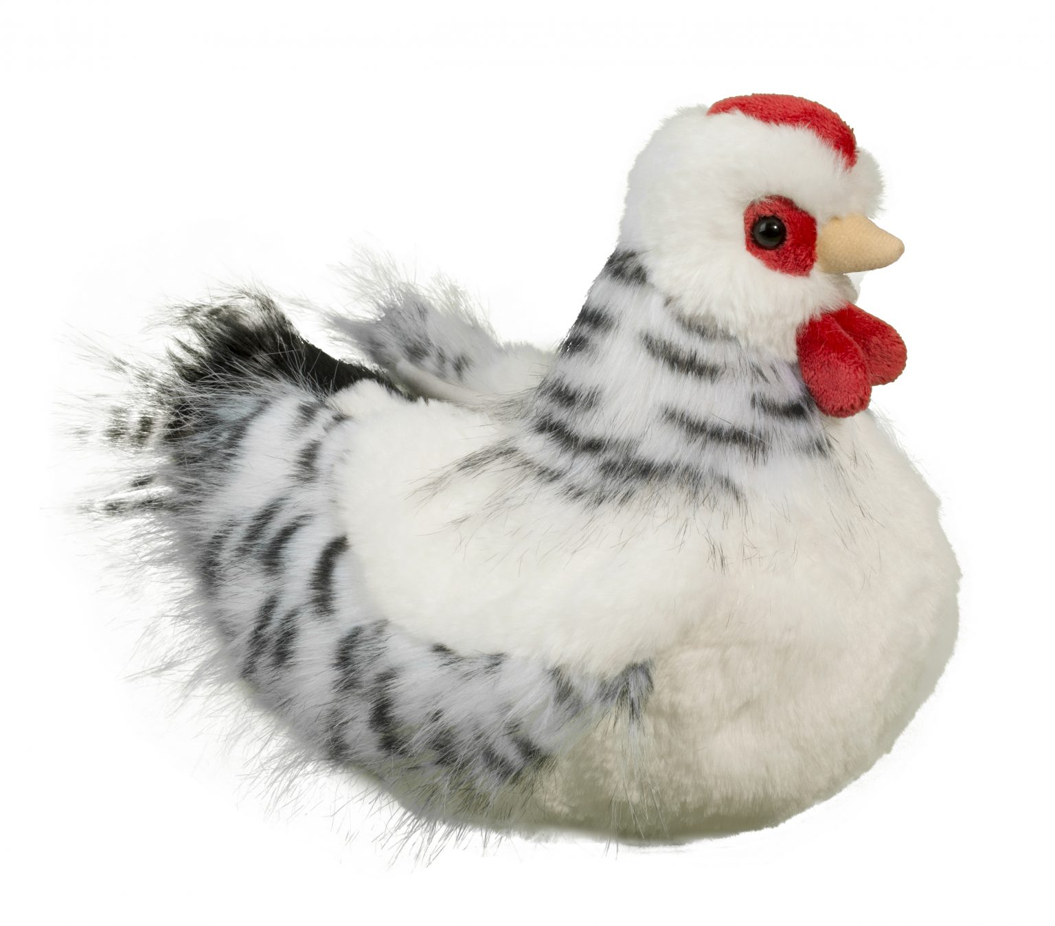 Salty the Black & White Hen Plush