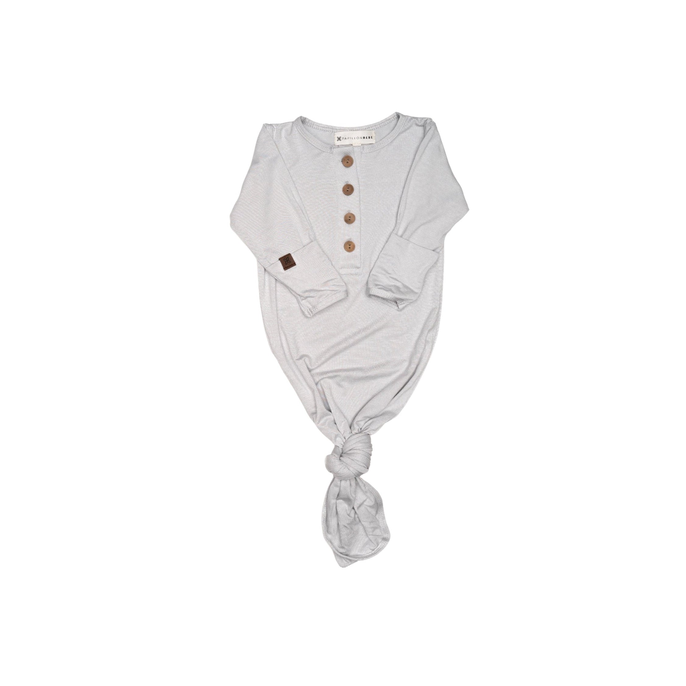 Dove Knotted Newborn Gown